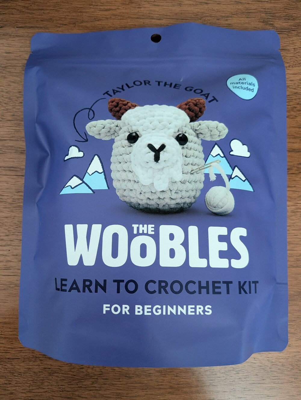 The Woobles Taylor the Goat Crochet Kit Limited Edition Mystery Wooble NEW